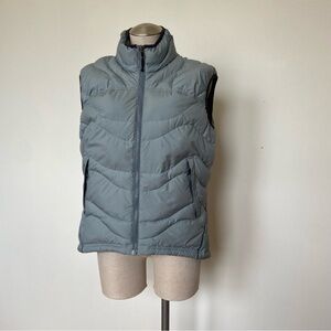 REI Women's Jacket in Light Gray with Subtle Topographic Print